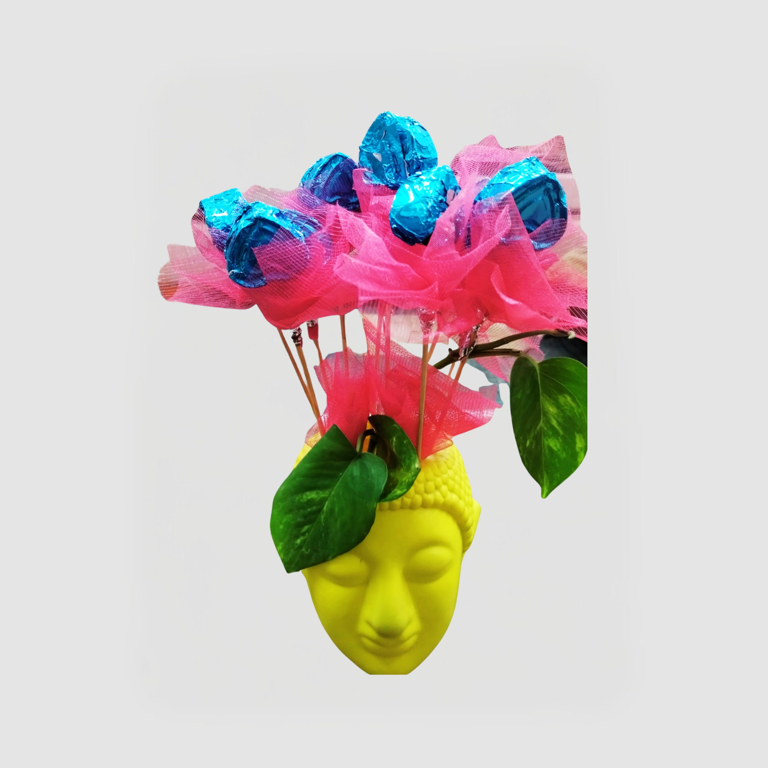 Dark Chocolate Modern Base Plant Gift Box – The Perfect Sweet Surprise B