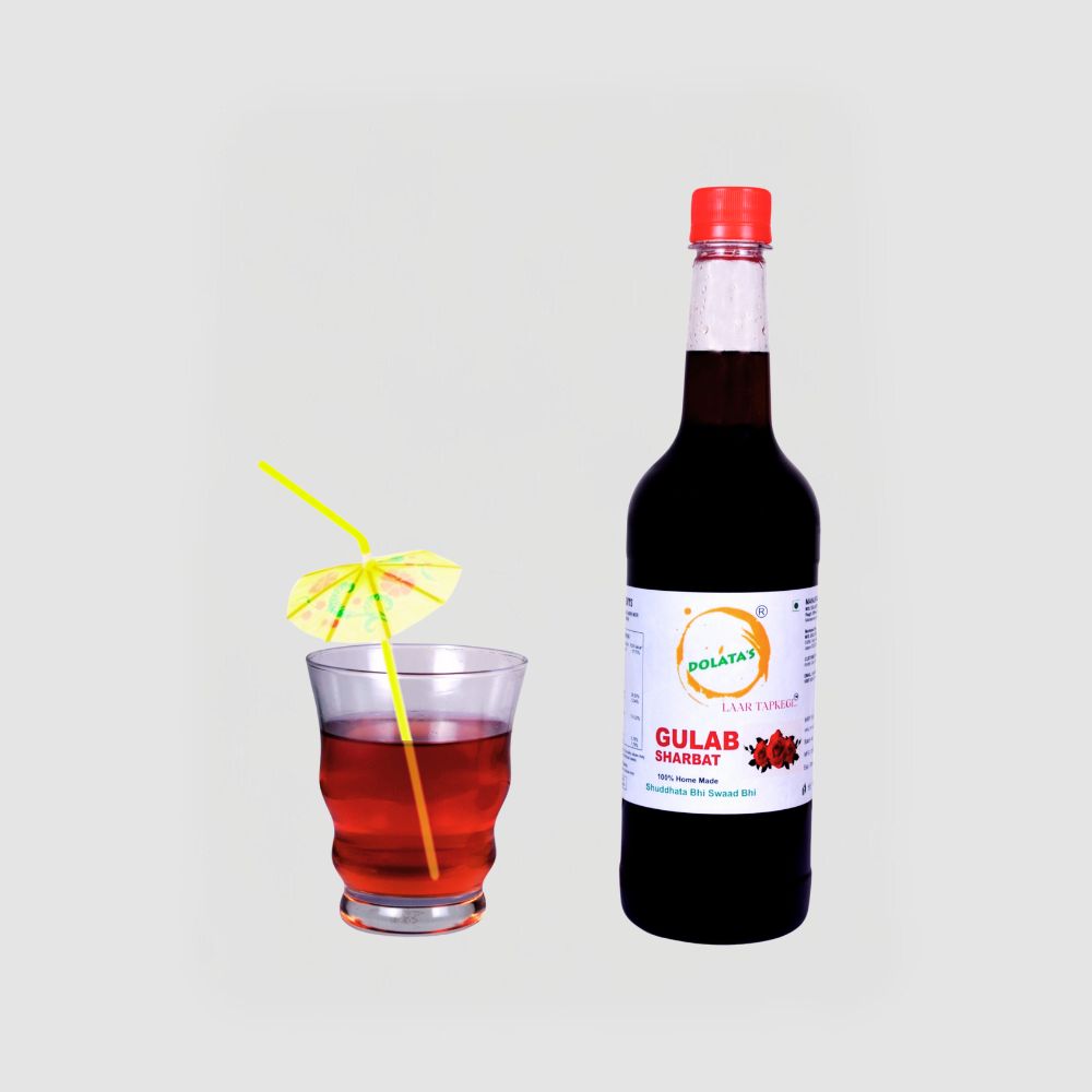 Dolata’s Gulab Sharbat – Shuddhata Bhi, Swaad Bhi _ Pure Rose Refreshment in Every Sip _ 1 LTR A