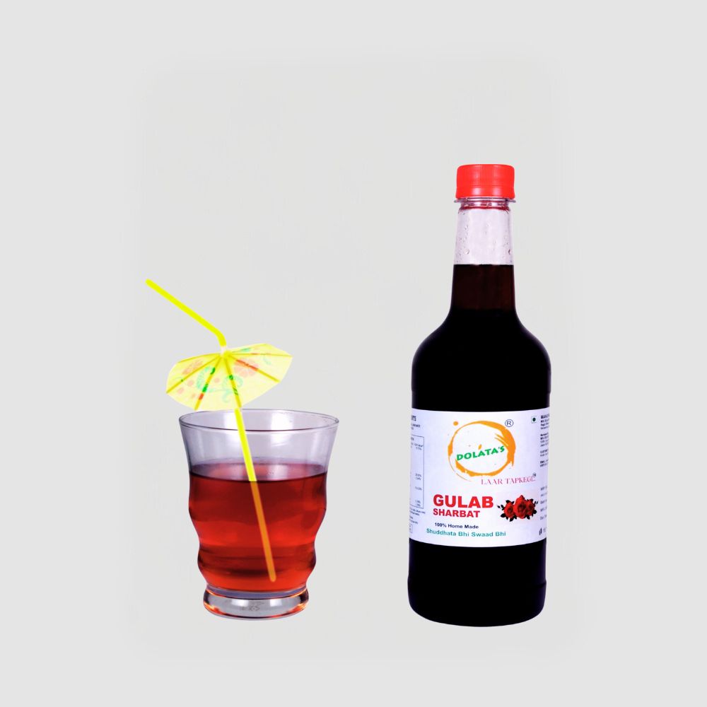 Dolata’s Gulab Sharbat – Shuddhata Bhi, Swaad Bhi _ Pure Rose Refreshment in Every Sip _ 700ml A