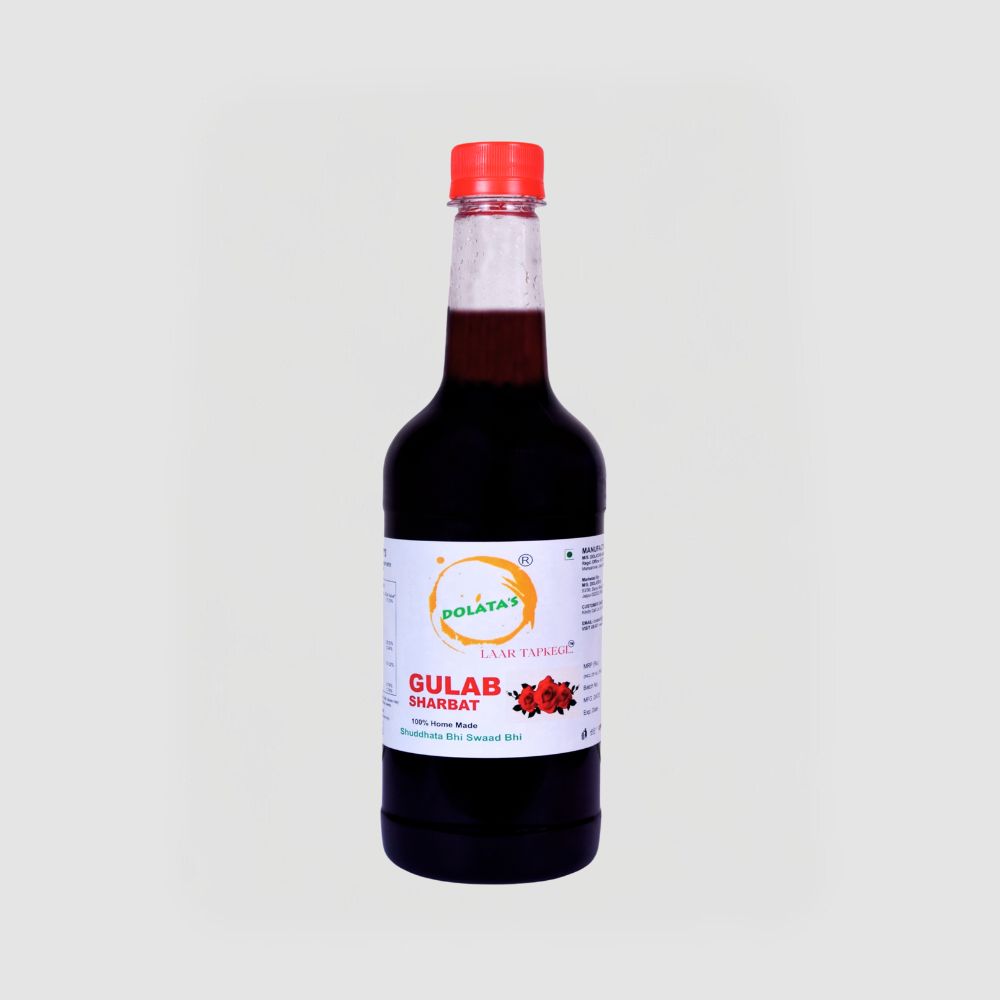 Dolata’s Gulab Sharbat – Shuddhata Bhi, Swaad Bhi _ Pure Rose Refreshment in Every Sip _ 700ml B